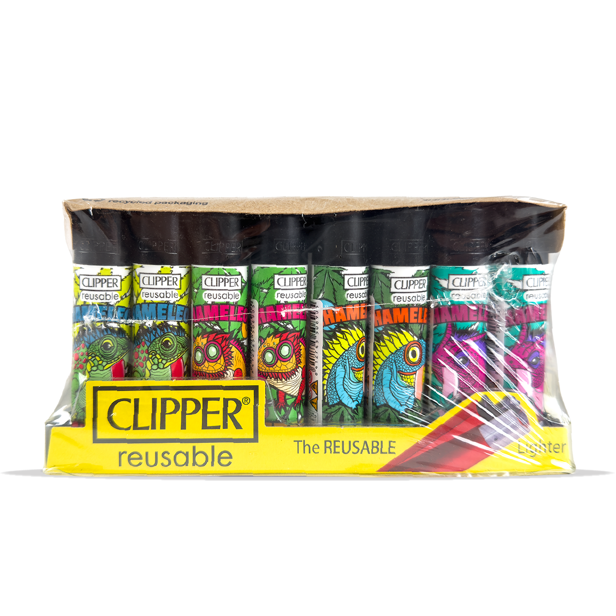 Clipper Lighters - Chameleon Grass (40 pcs)