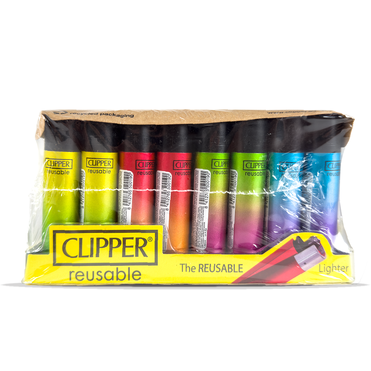 Clipper Lighters - Crystal Gradient (40 pcs)