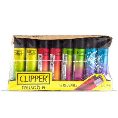 Clipper Lighters - Crystal Gradient (40 pcs)