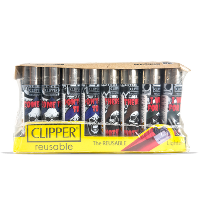 Clipper Lighters - Death Text (40 pcs)