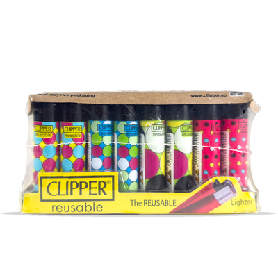 Clipper Lighters - Polka Dots (40 pcs)