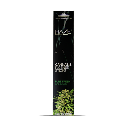 Haze Cannabis Incense Sticks: Pure Fresh Cannabis (6 Pack)