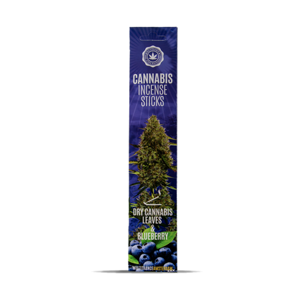 Cannabis Incense Sticks Dry Cannabis & Blueberry (6 Pack)