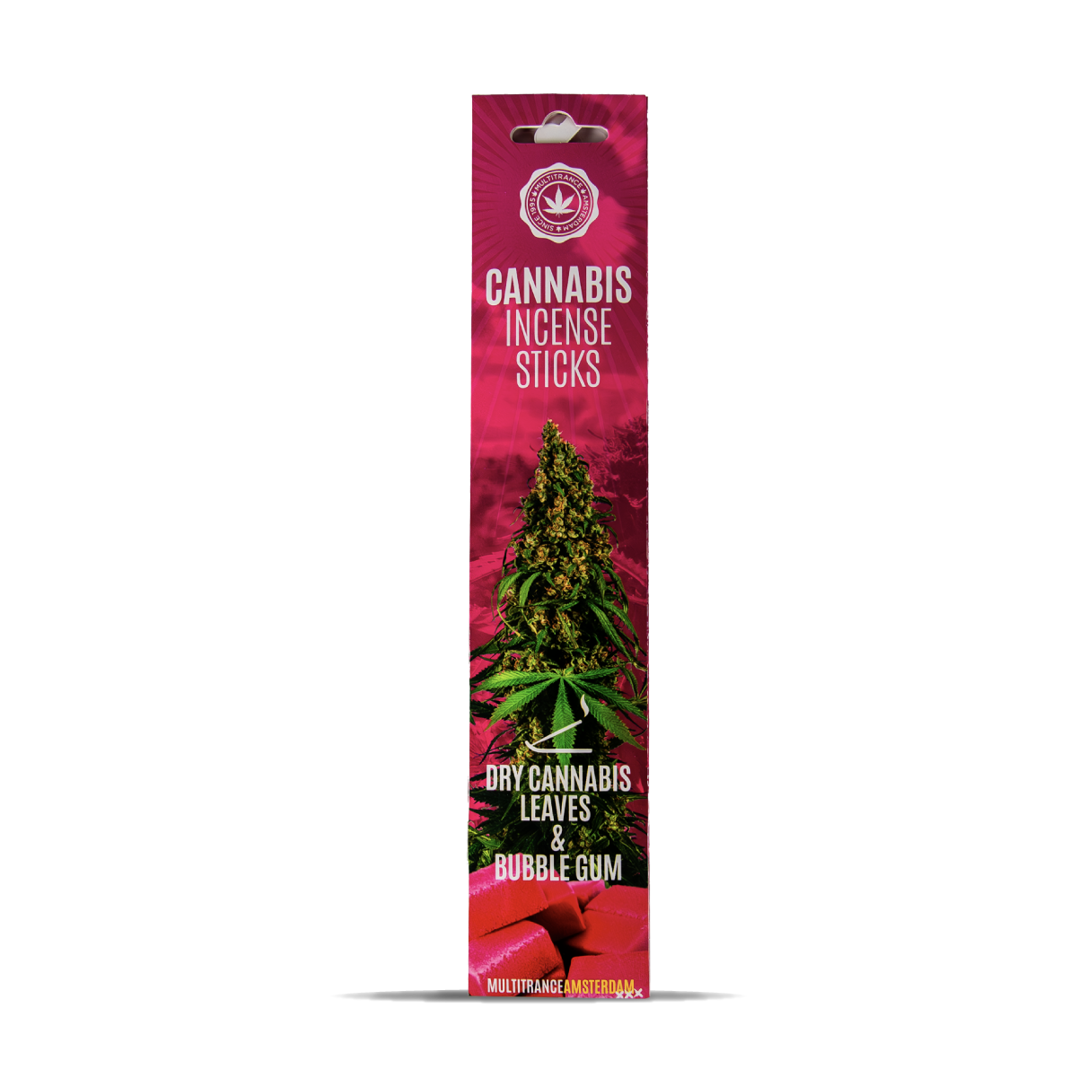 Cannabis Incense Sticks Dry Cannabis & Bubblegum (6 Pack)
