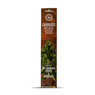 Cannabis Incense Sticks Dry Cannabis & Chocolate (6 Pack)