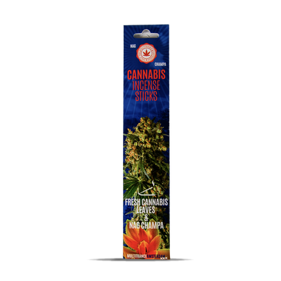 Cannabis Incense Sticks Dry Cannabis & Nag Champa (6 Pack)