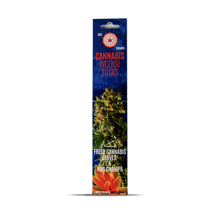 Cannabis Incense Sticks Dry Cannabis & Nag Champa (6 Pack)