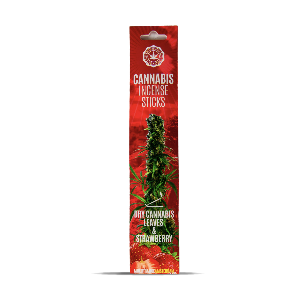 Cannabis Incense Sticks Dry Cannabis & Strawberry (6 Pack)