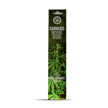 Cannabis Incense Sticks Fresh Cannabis Leaves (6 Pack)