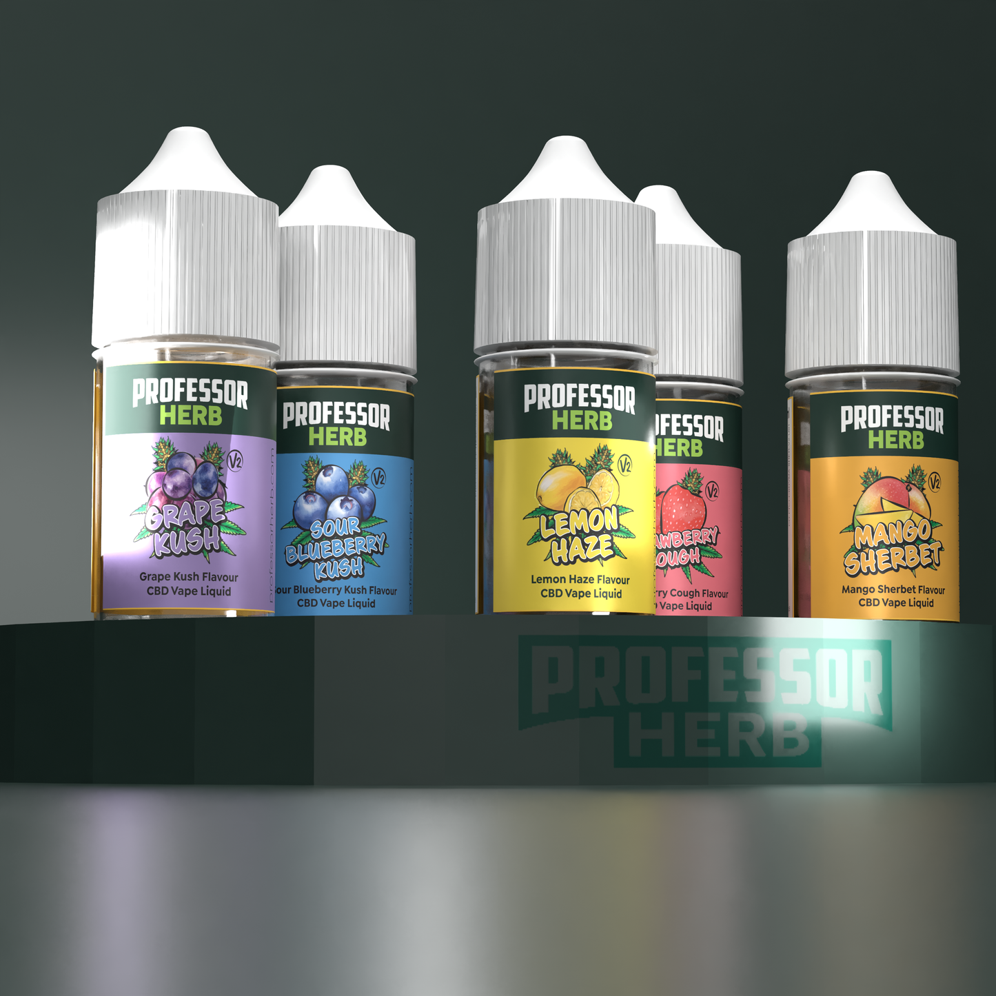 Professor Herb CBD Vape Liquid 1000mg/30ml V2 - Grape Kush