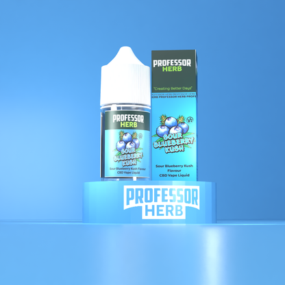 Professor Herb CBD Vape Liquid 1000mg/30ml V2- Sour Blueberry Kush