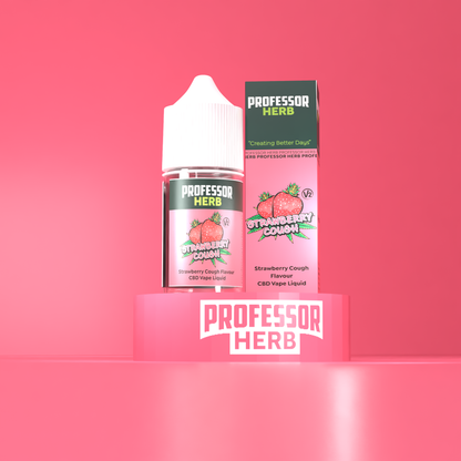Professor Herb CBD Vape Liquid 1000mg/30ml  V2- Strawberry Cough