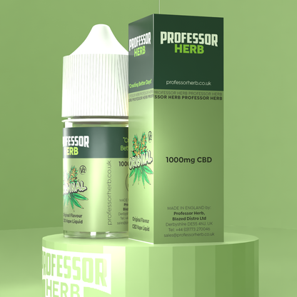 Professor Herb CBD Vape Liquid 1000mg/30ml V2 - Original