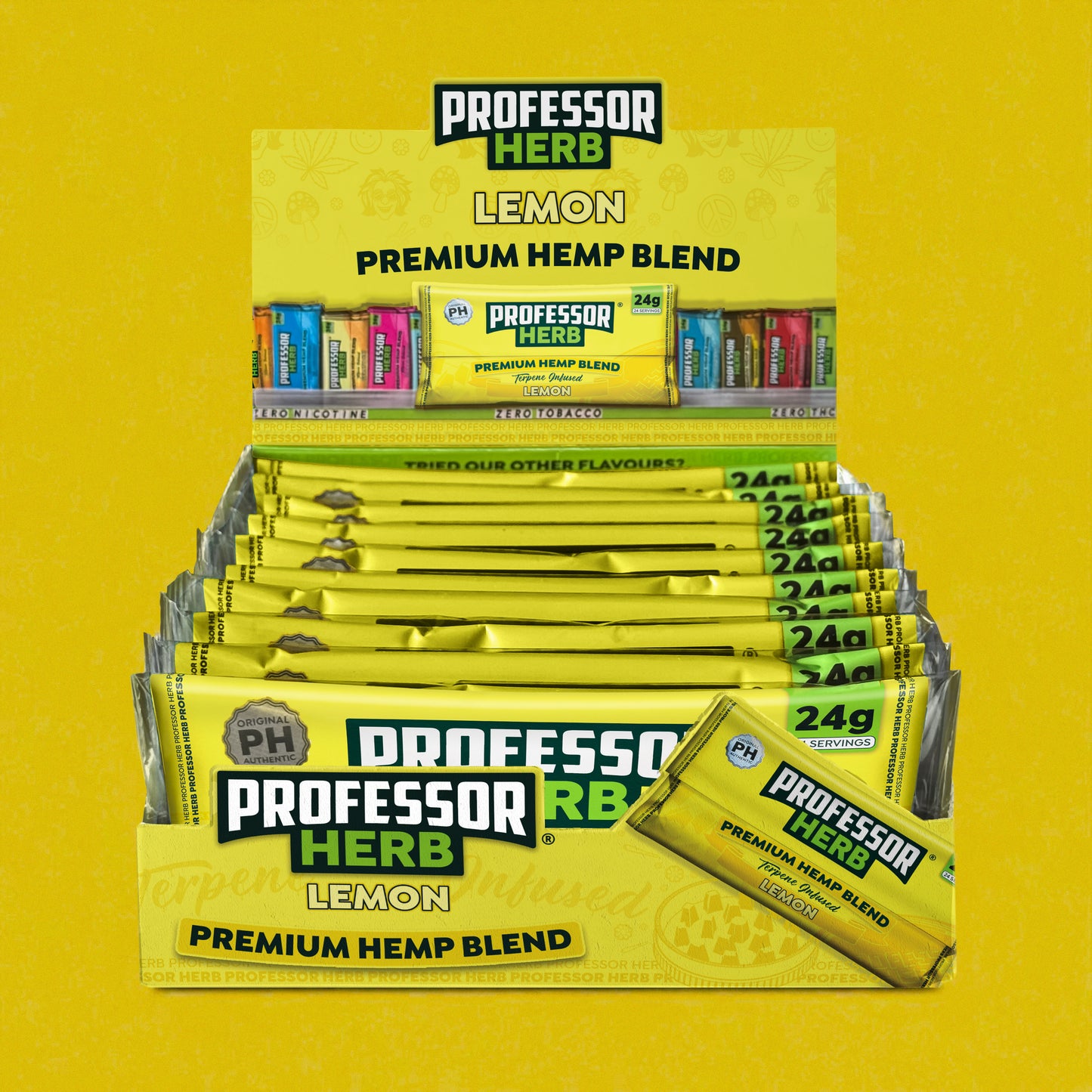 Professor Herb Premium Hemp Blend (24g) - Lemon