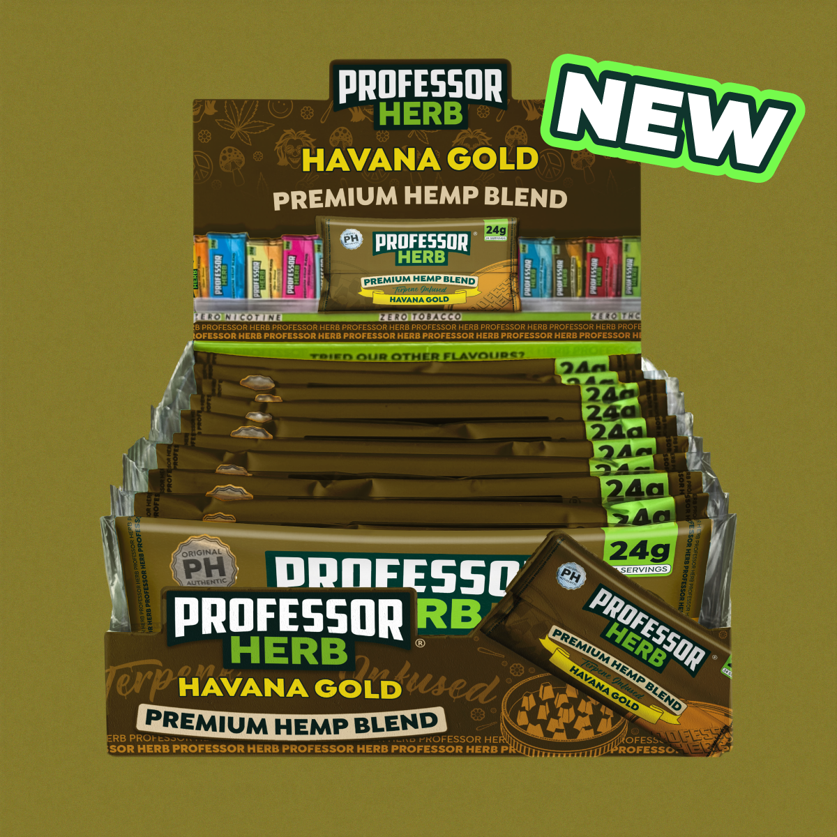 Professor Herb Premium Hemp Blend (24g) - Havana Gold