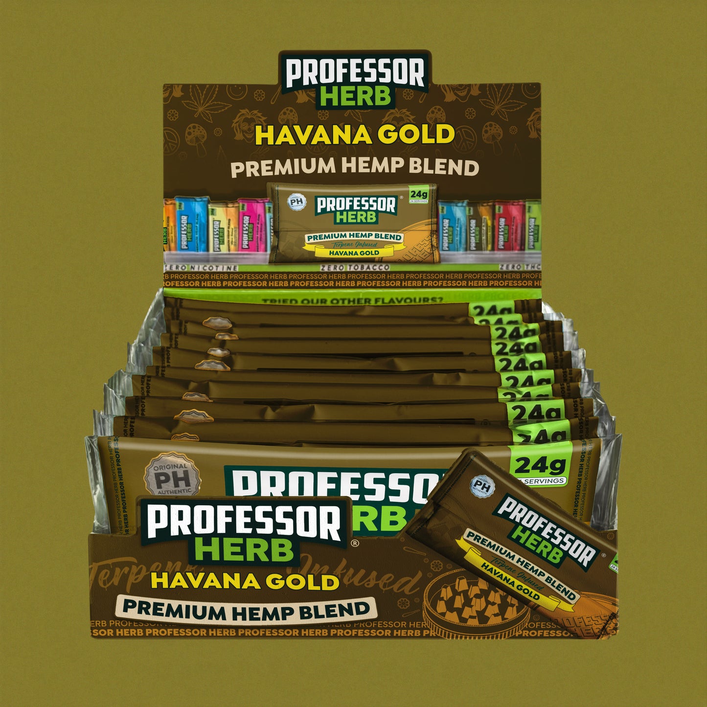 Professor Herb Premium Hemp Blend (24g) - Havana Gold