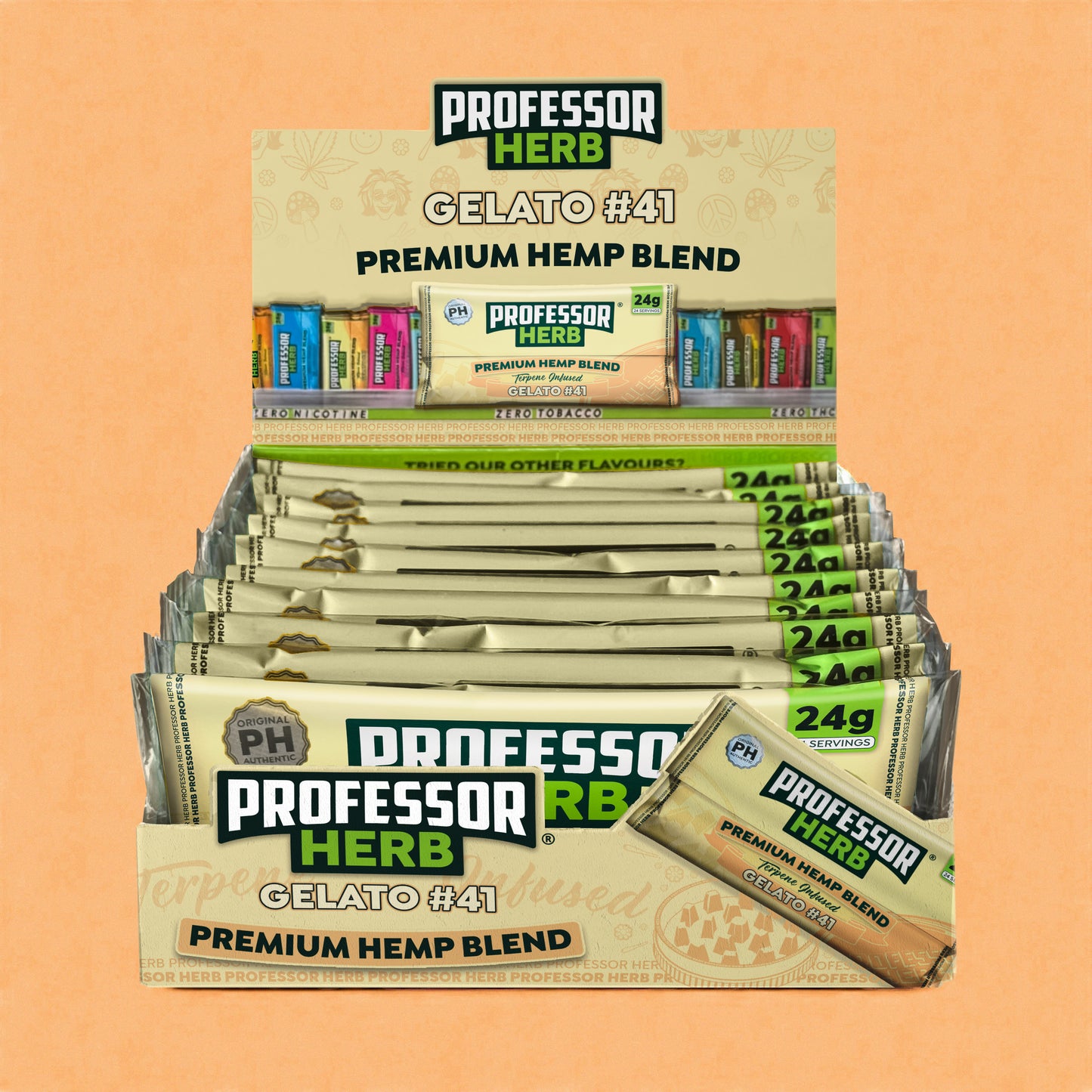 Professor Herb Premium Hemp Blend (24g) - Gelato #41
