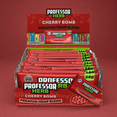 Professor Herb Premium Hemp Blend (24g) - Cherry Bomb