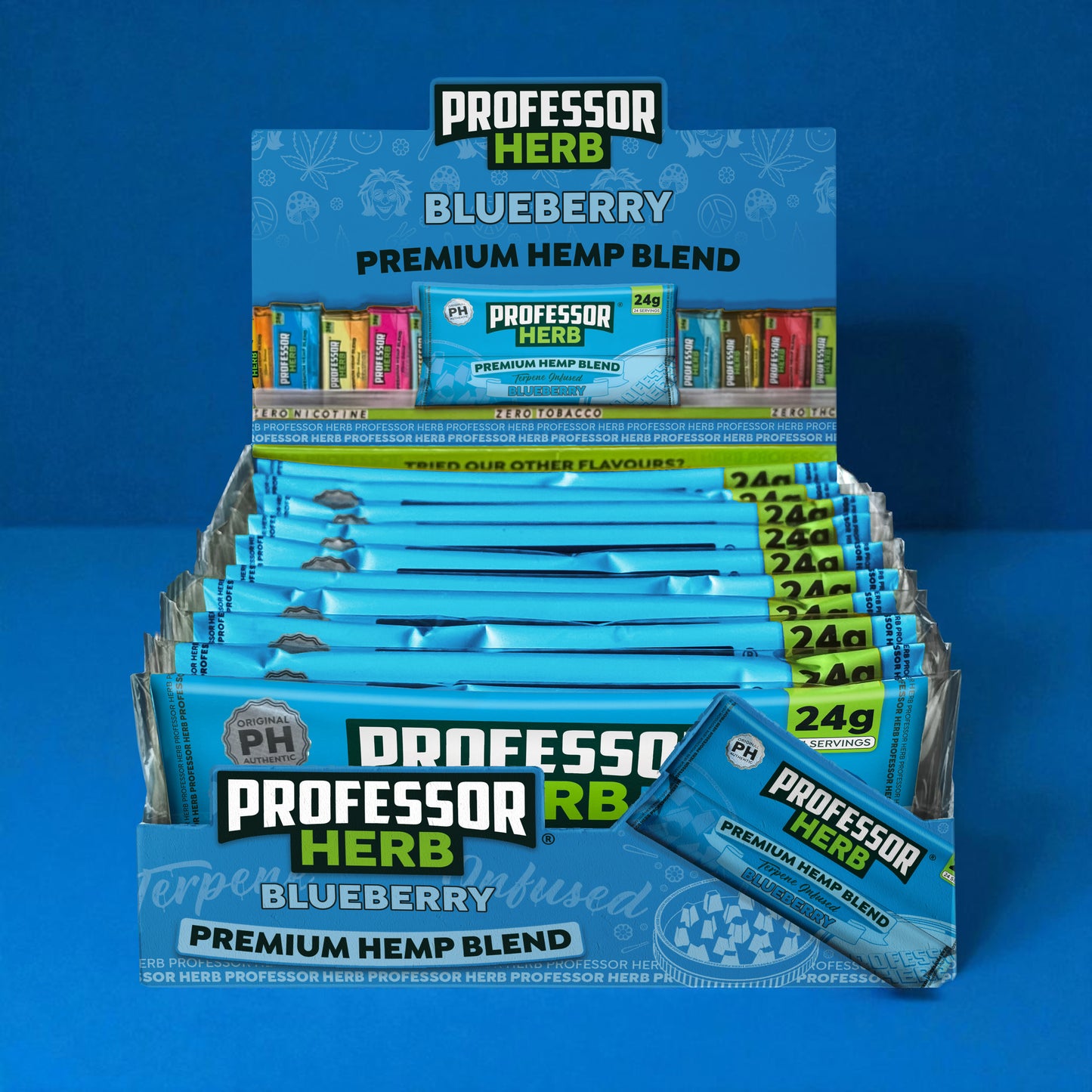 Professor Herb Premium Hemp Blend (24g) - Blueberry