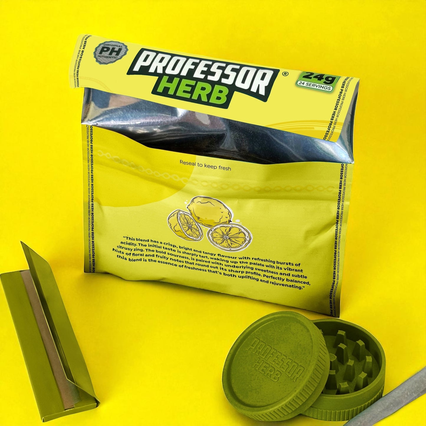 Professor Herb Premium Hemp Blend (24g) - Lemon