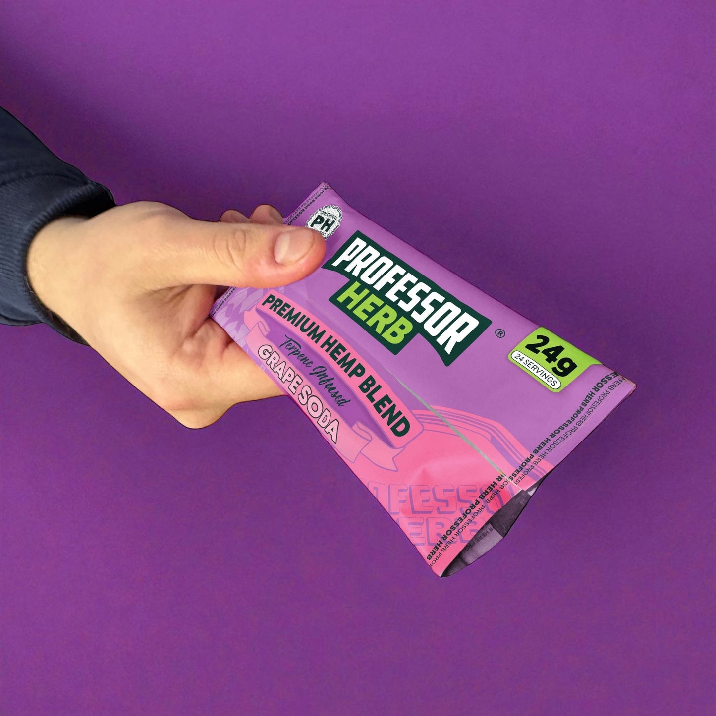Professor Herb Premium Hemp Blend (24g) - Grape Soda