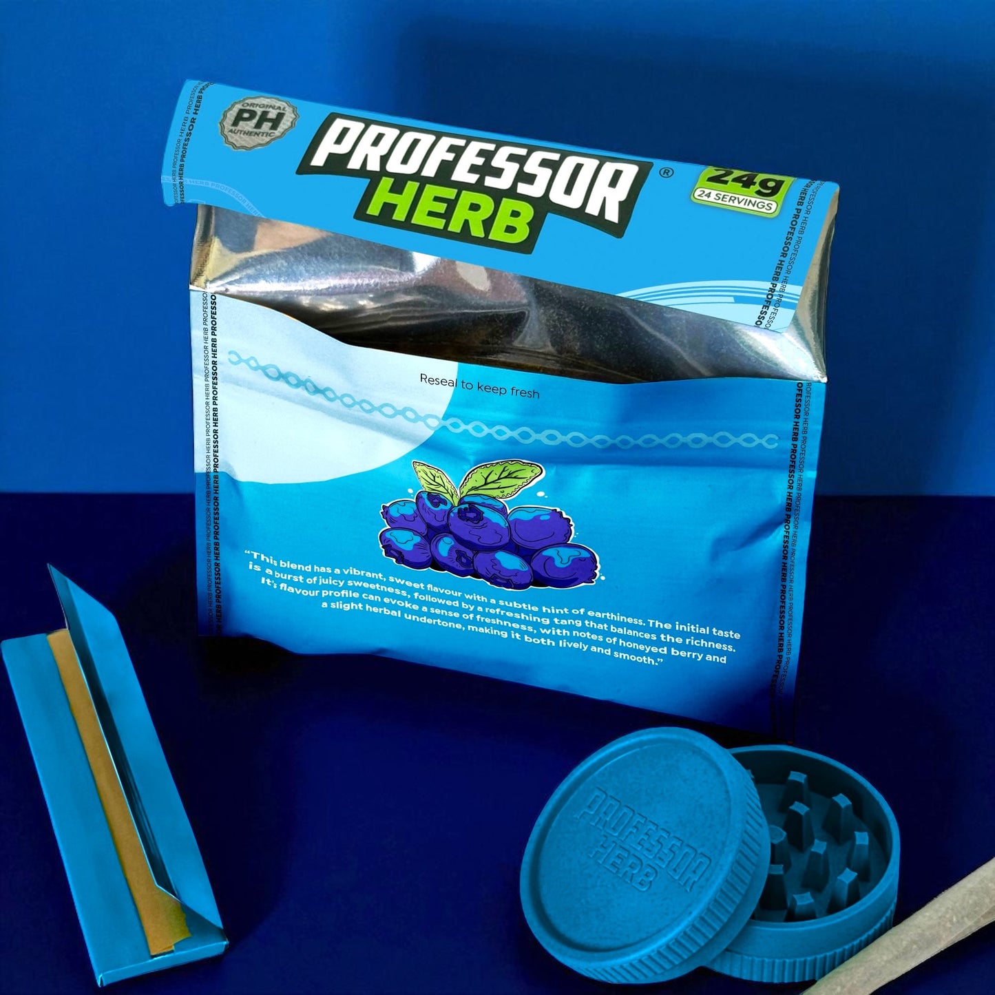 Professor Herb Premium Hemp Blend (24g) - Blueberry