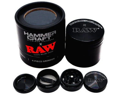 RAW x HAMMERCRAFT Aluminium Grinder - Black