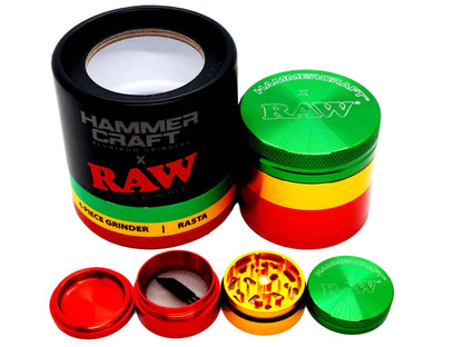 RAW x HAMMERCRAFT Aluminium Grinder - Rasta