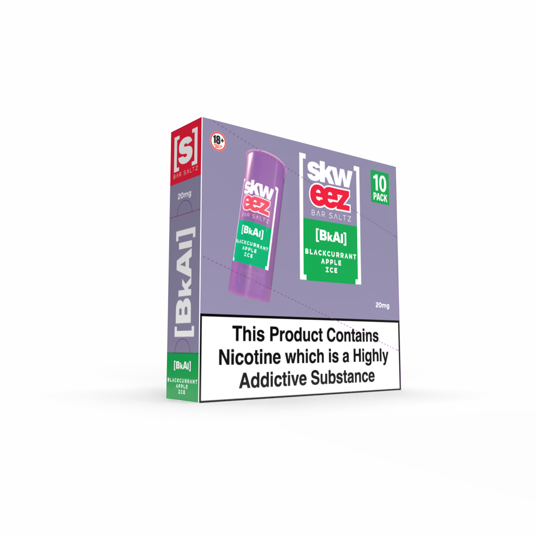 Skweez Nic Salts: Blackcurrant Apple Ice - 20mg (10 Pack)