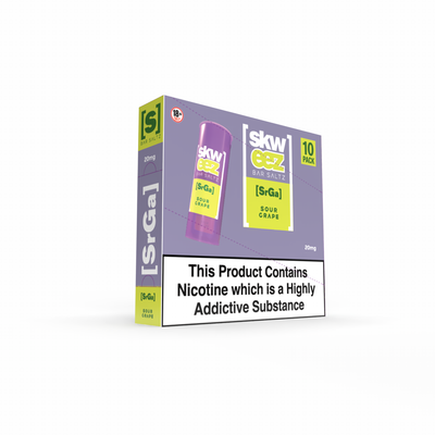 Skweez Nic Salts: Sour Grape - 20mg (10 Pack)