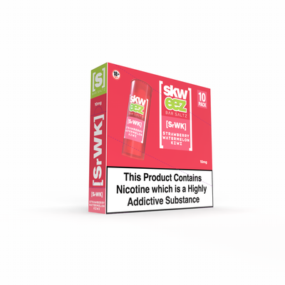 Skweez Nic Salts: Strawberry Watermelon Kiwi - 10mg (10 Pack)