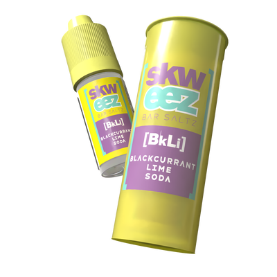 Skweez Nic Salts: Blackcurrant Lime Soda - 20mg (10 Pack)