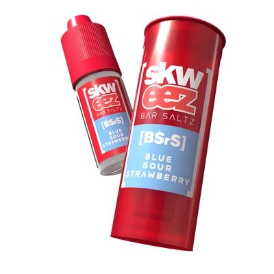 Skweez Nic Salts: Blue Sour Strawberry - 10mg (10 Pack)