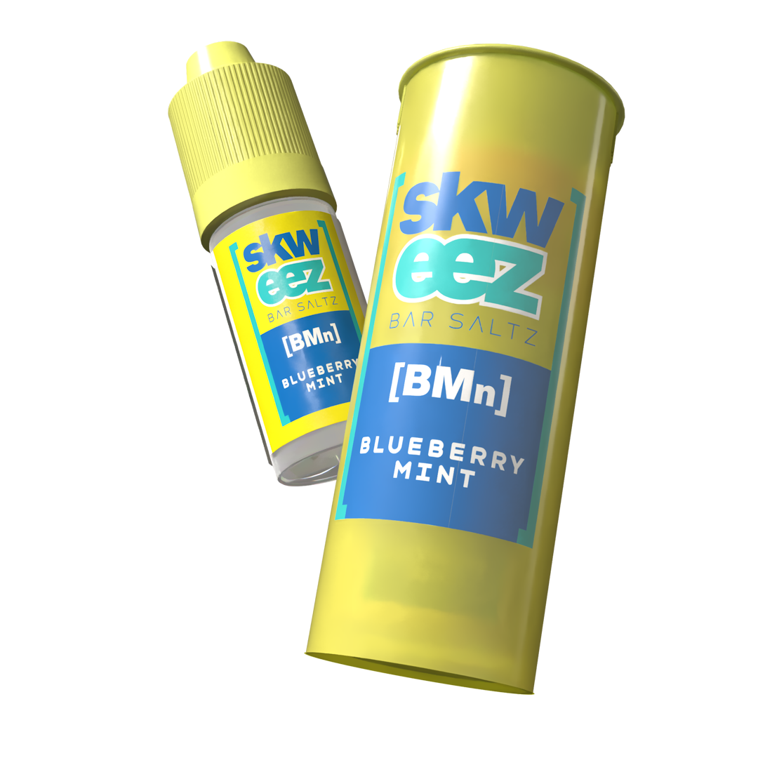 Skweez Nic Salts: Blueberry Mint - 10mg (10 Pack)