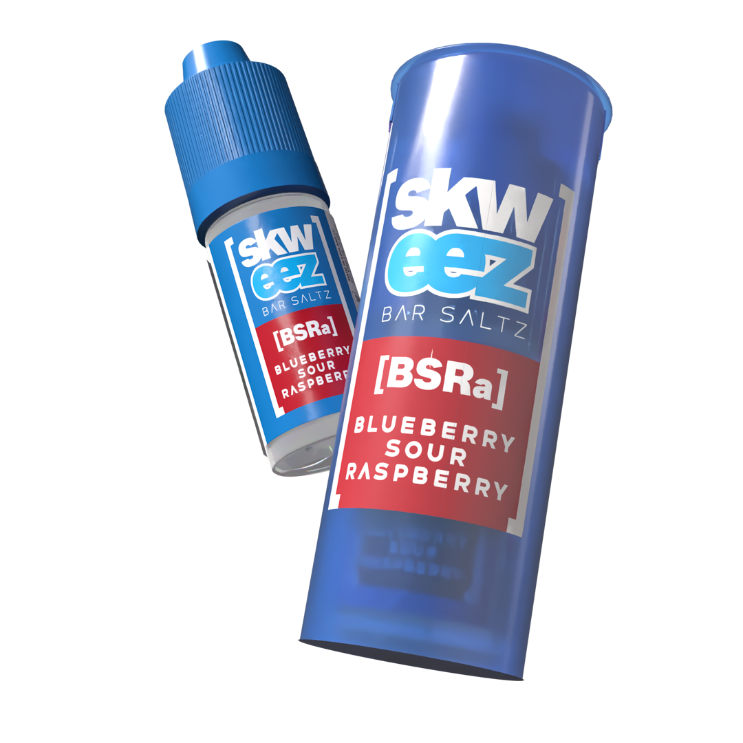 Skweez Nic Salts: Blue Raspberry - 10mg (10 Pack)