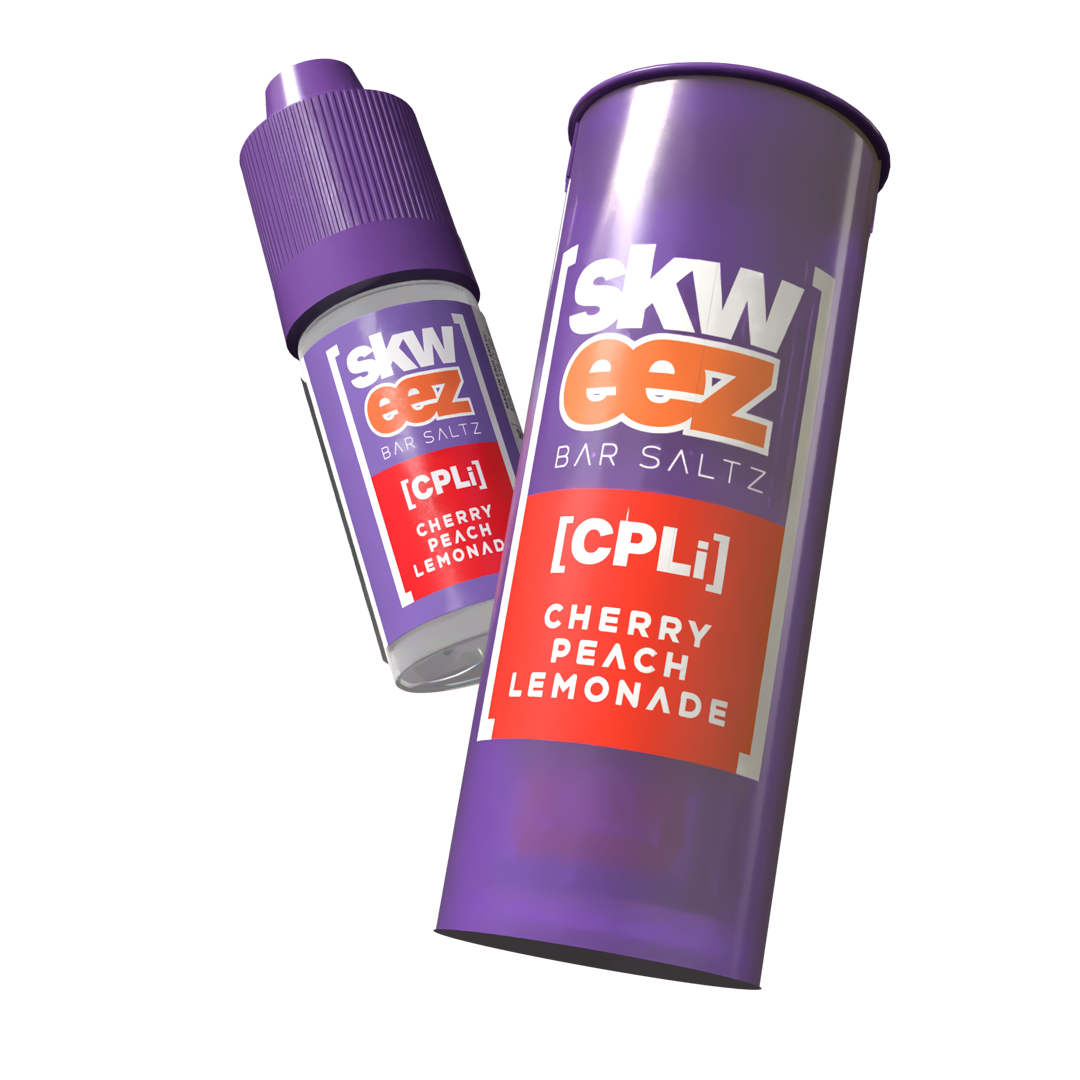 Skweez Nic Salts: Cherry Peach Lemonade - 10mg (10 Pack)