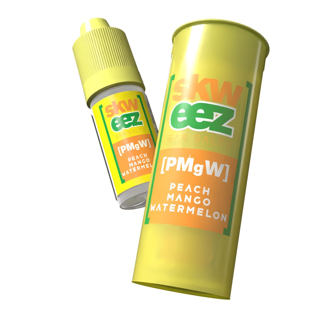 Skweez Nic Salts: Peach Mango Watermelon - 10mg (10 Pack)
