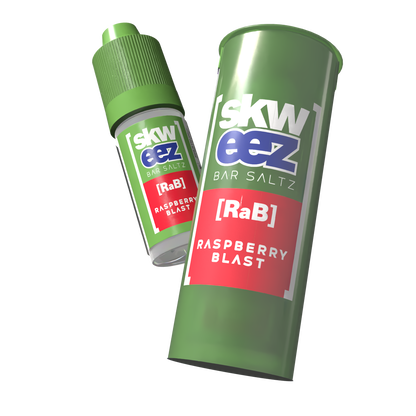 Skweez Nic Salts: Raspberry Blast - 10mg (10 Pack)