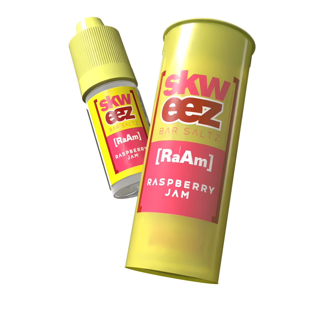 Skweez Nic Salts: Raspberry Jam - 10mg (10 Pack)