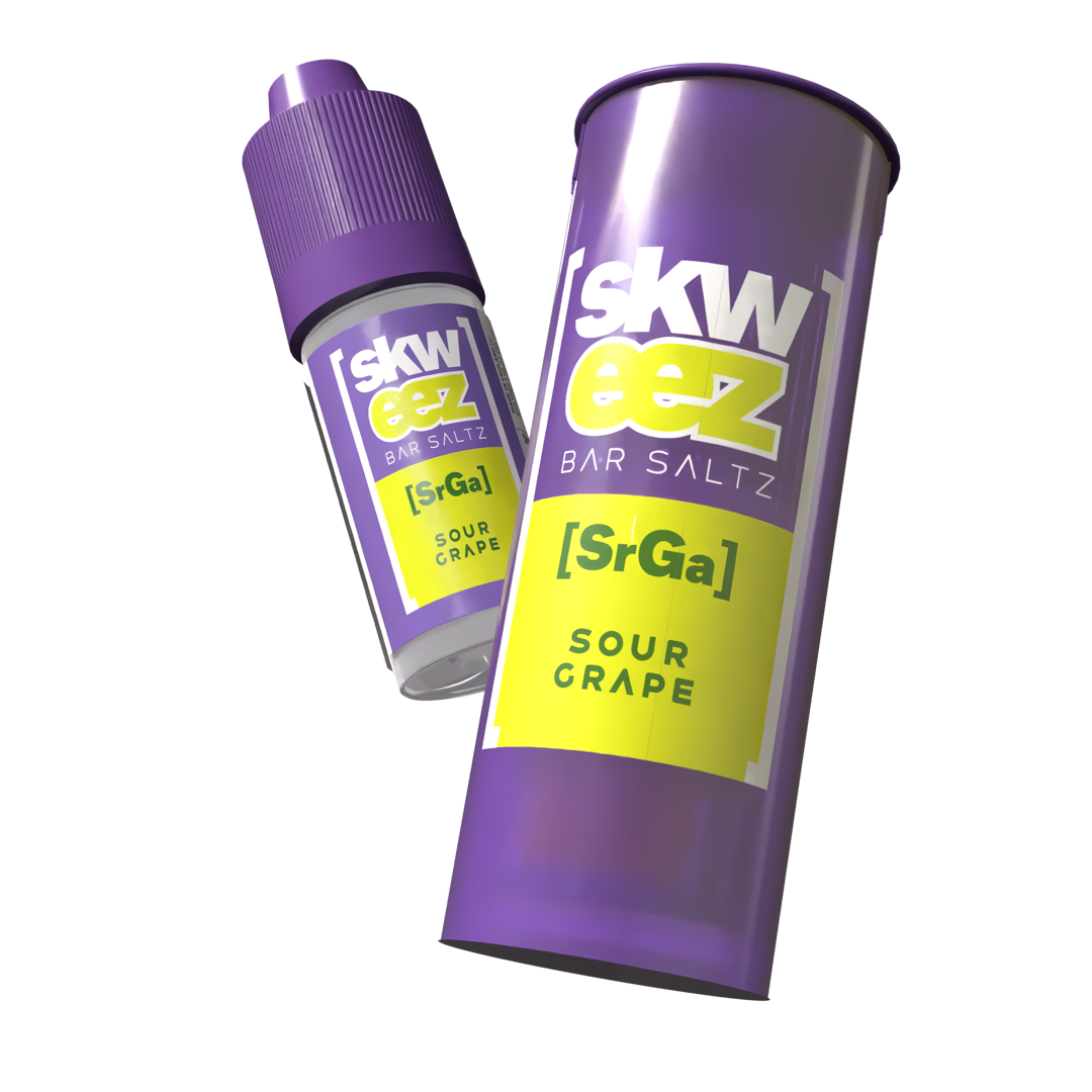 Skweez Nic Salts: Sour Grape - 10mg (10 Pack)