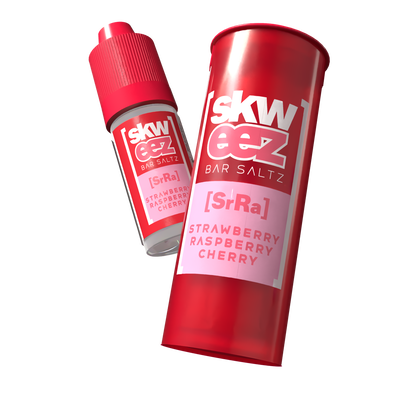 Skweez Nic Salts: Strawberry Raspberry Cherry - 10mg (10 Pack)