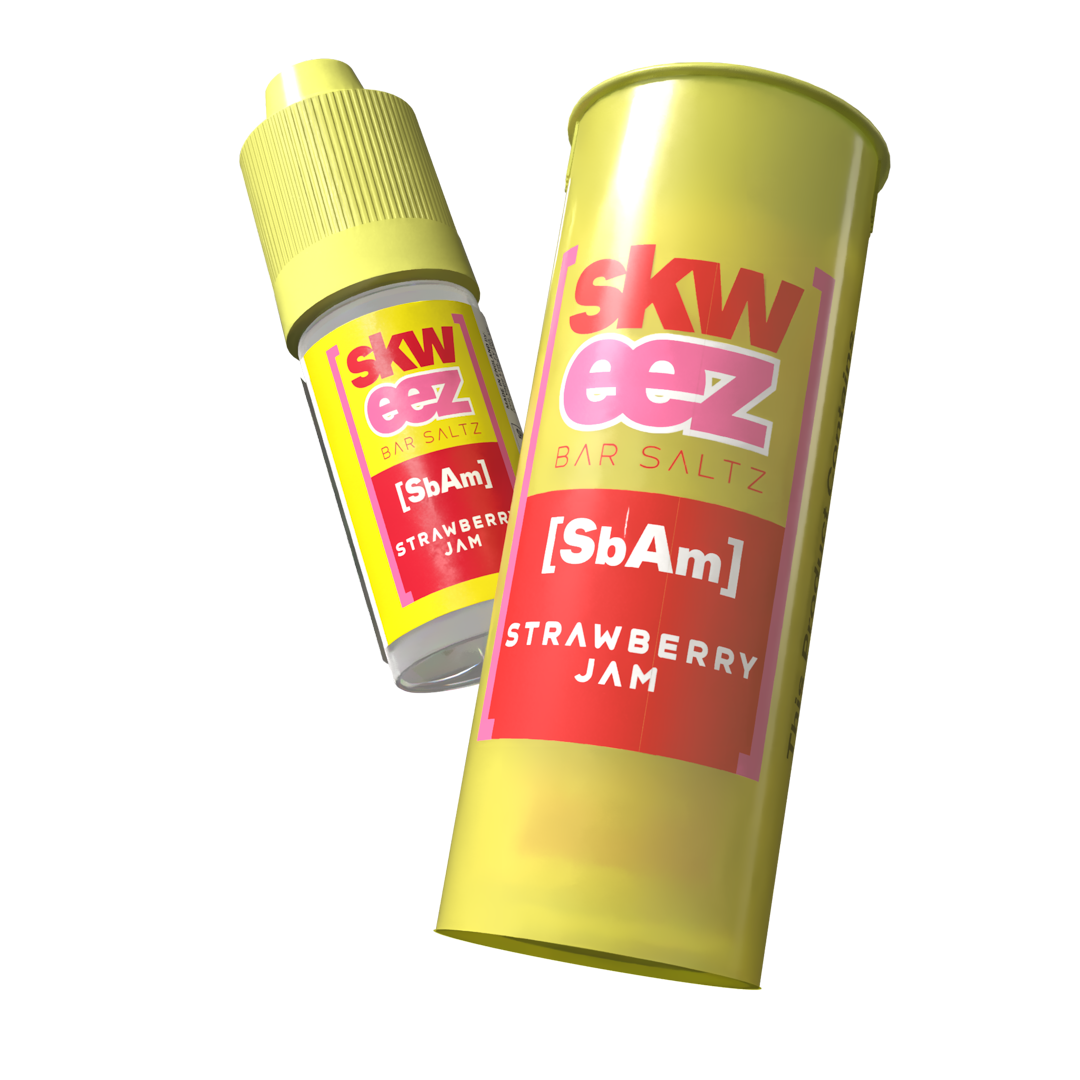 Skweez Nic Salts: Strawberry Jam - 10mg (10 Pack)