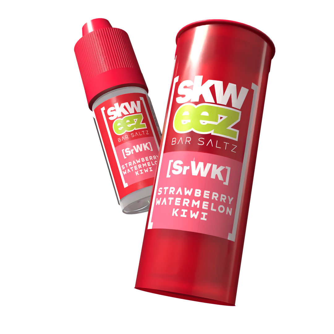 Skweez Nic Salts: Strawberry Watermelon Kiwi - 10mg (10 Pack)