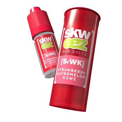Skweez Nic Salts: Strawberry Watermelon Kiwi - 10mg (10 Pack)