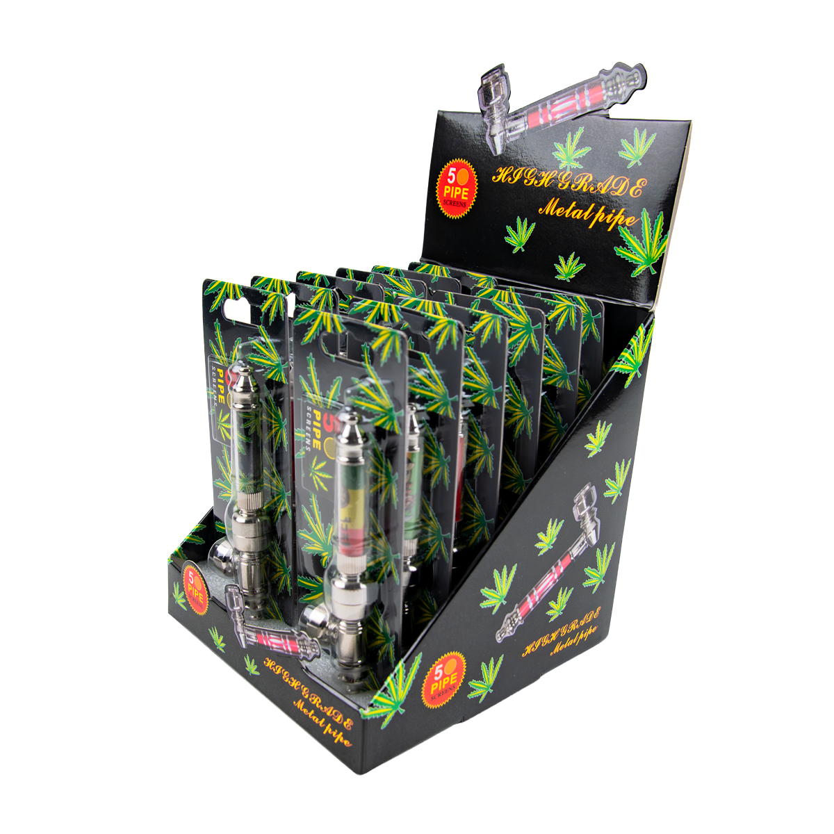 Sparkys Highgrade Metal Smokers Pipe YD 500 (12 Pack)