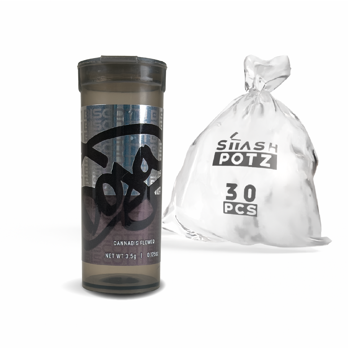 Stash Potz Labelled: Black Pot - Doja Biscotti (30 Pack)