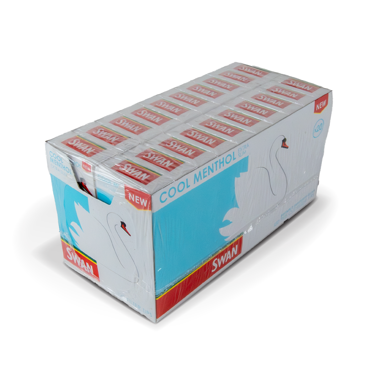 Swan Filters: Cool Menthol Extra Slim - 120 Tips (20 Pack)