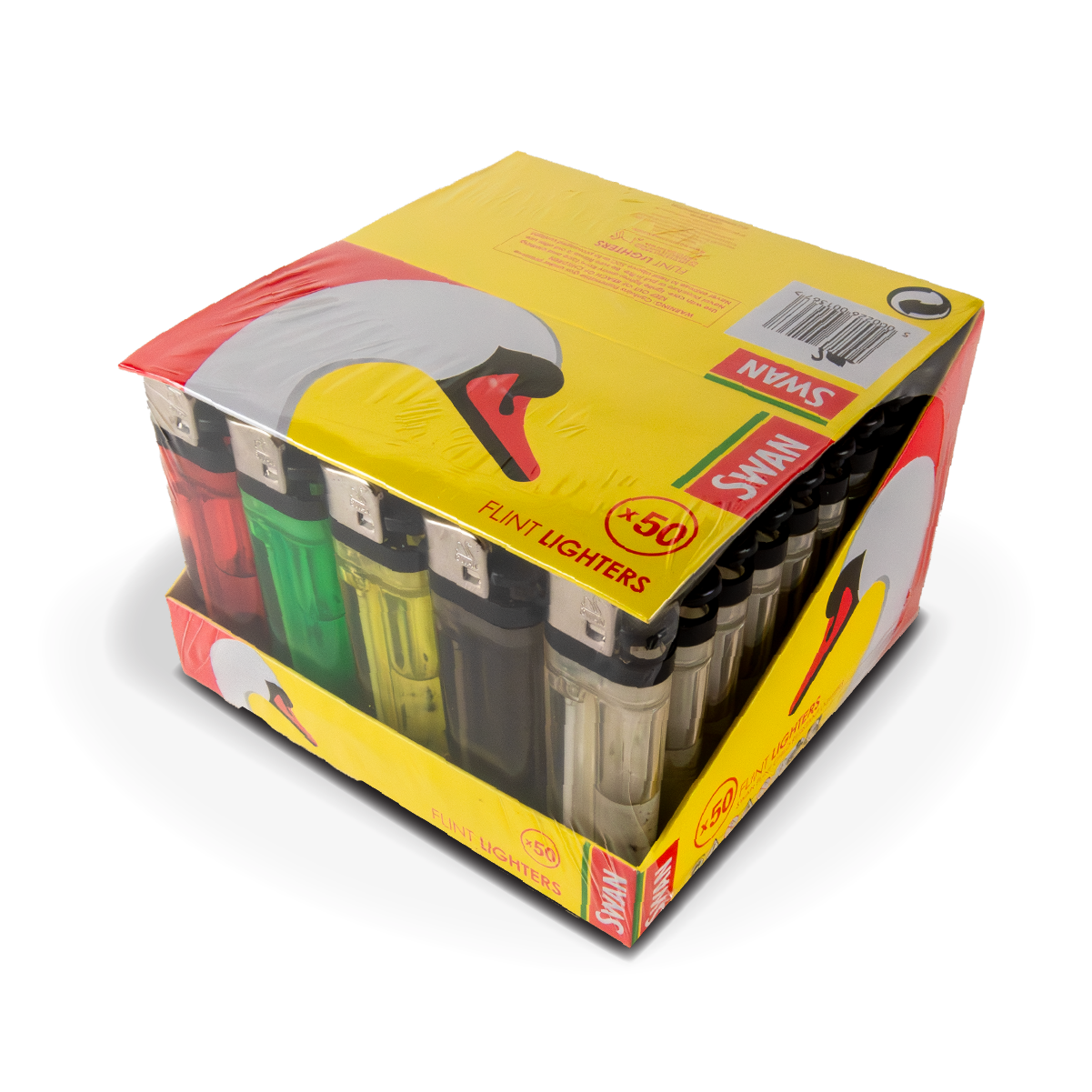 Swan Flint Lighters (50 Pack)