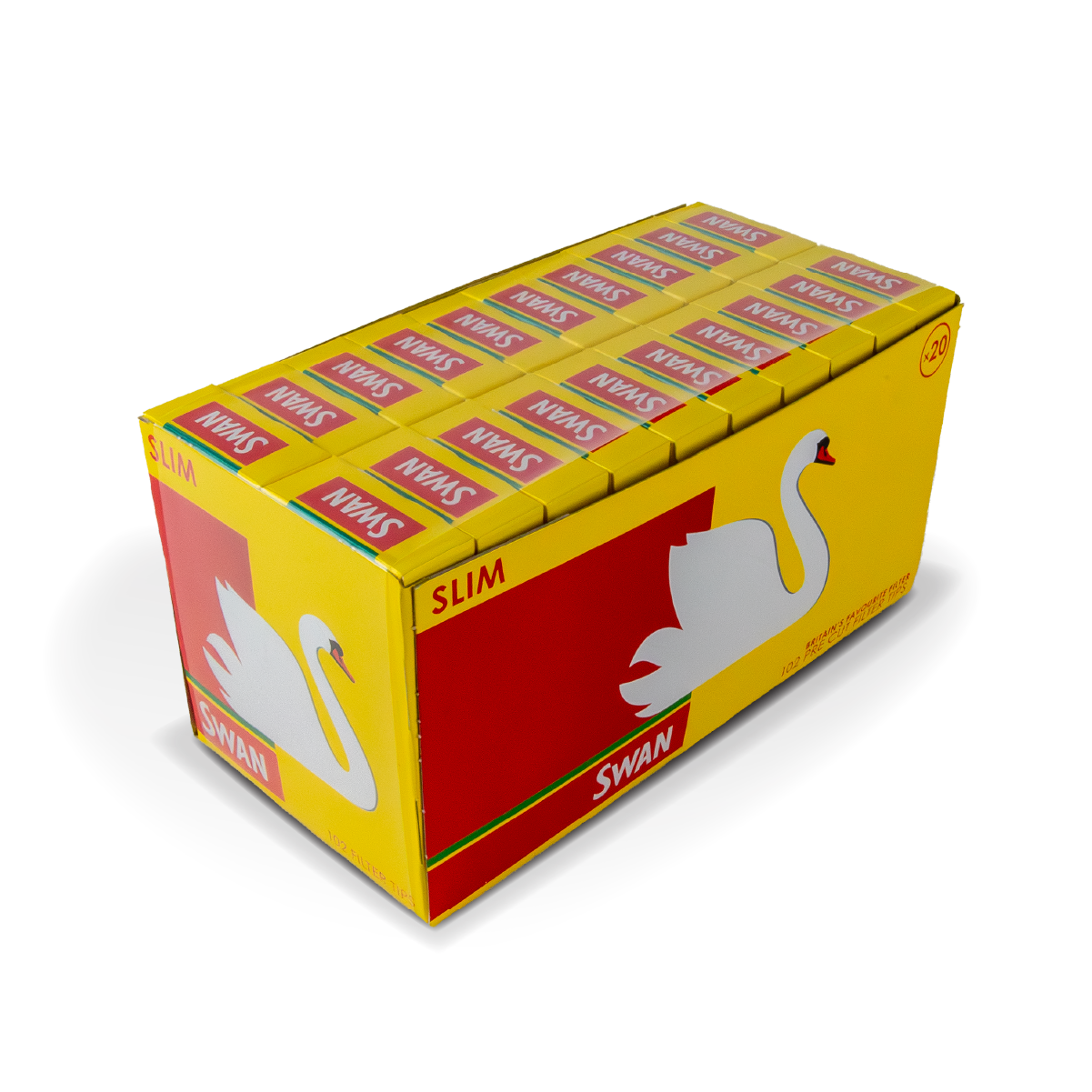Swan Filters: Pop a Tip Slim - 102 Tips (20 Pack)