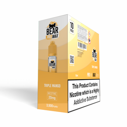 BEAR Pro MAX Salts: Triple Mango - 10mg (10 Pack)